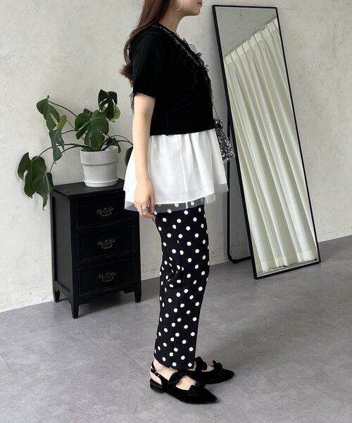 prose verse（プロズヴェール）の「レイヤードインナーキャミソール（キャミソール・レディース・ホワイト系その他/ホワイト系その他2/ホワイト系その他3・LARGE/MEDIUM）」の8枚目の写真