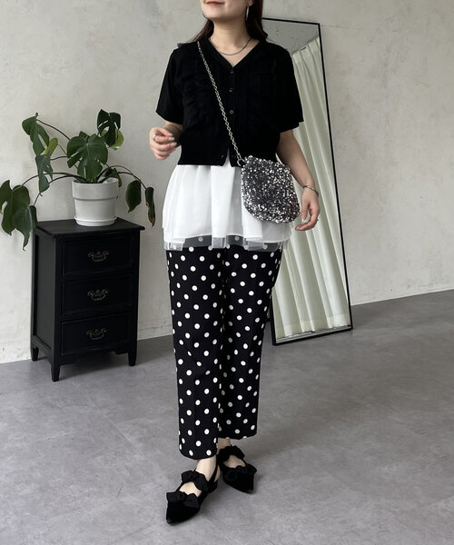 prose verse（プロズヴェール）の「レイヤードインナーキャミソール（キャミソール・レディース・ホワイト系その他/ホワイト系その他2/ホワイト系その他3・LARGE/MEDIUM）」の6枚目の写真