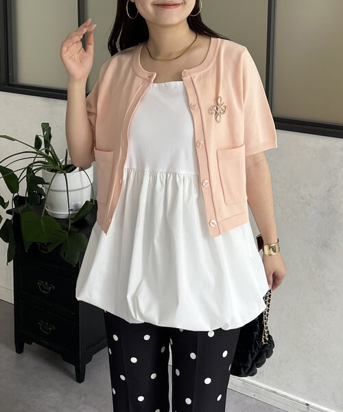 prose verse（プロズヴェール）の「レイヤードインナーキャミソール（キャミソール・レディース・ホワイト系その他/ホワイト系その他2/ホワイト系その他3・LARGE/MEDIUM）」の4枚目の写真