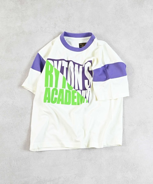 Life Support Products（ライフサポートプロダクツ）の「スポーツプリントワイドTシャツ（Tシャツ/カットソー・キッズ・オフホワイト/グレー/ブルー/アイボリー/ブラック/パープル/チャコール/レッド・80/90/95/100/110/120/130/140/150）」の19枚目の写真