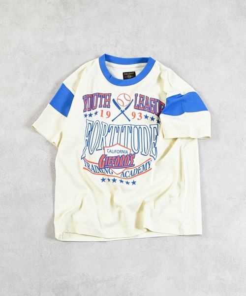 Life Support Products（ライフサポートプロダクツ）の「スポーツプリントワイドTシャツ（Tシャツ/カットソー・キッズ・オフホワイト/グレー/ブルー/アイボリー/ブラック/パープル/チャコール/レッド・80/90/95/100/110/120/130/140/150）」の14枚目の写真