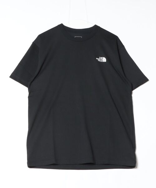 THE NORTH FACE(ザノースフェイス)の「ザ ノース フェイス THE NORTH FACE S/S Bandana Square Logo Tee_ショートスリーブバンダナスクエアロゴティー(Tシャツ/カットソー・メンズ・グレー/ネイビー/ホワイト×ブラック/ブラック×グレー・L/LL/S/M)」の3枚目の写真