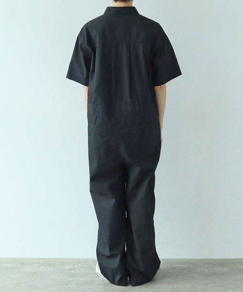 PAR ICI（パーリッシィ）の「【WEB別注】タイプライター フリルオールインワン（つなぎ/オールインワン・レディース・ブラック・FREE）」の11枚目の写真