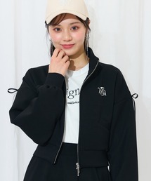 WILLSELECTION（ウィルセレクション）の「ロゴ刺繍リボントラックジャケット（パーカー）」