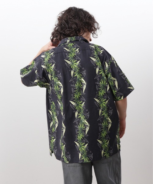 MANASTASH（マナスタッシュ）の「MANASTASH/マナスタッシュ/LINEN MANALOHA SHIRT（シャツ/ブラウス・メンズ・ブラック/ライトブルー/ホワイト・S/M/L/XL）」の5枚目の写真