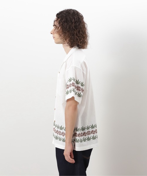 MANASTASH（マナスタッシュ）の「MANASTASH/マナスタッシュ/LINEN MANALOHA SHIRT（シャツ/ブラウス・メンズ・ブラック/ライトブルー/ホワイト・S/M/L/XL）」の9枚目の写真