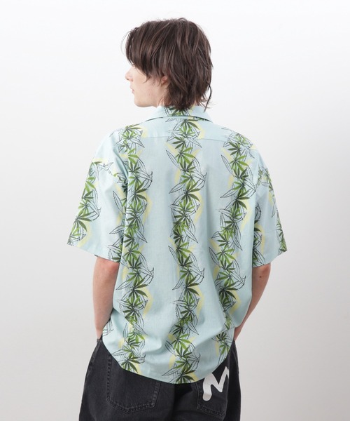 MANASTASH（マナスタッシュ）の「MANASTASH/マナスタッシュ/LINEN MANALOHA SHIRT（シャツ/ブラウス・メンズ・ブラック/ライトブルー/ホワイト・S/M/L/XL）」の16枚目の写真