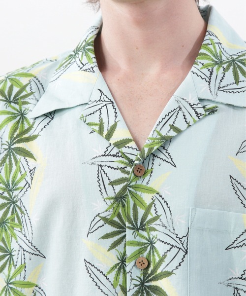 MANASTASH（マナスタッシュ）の「MANASTASH/マナスタッシュ/LINEN MANALOHA SHIRT（シャツ/ブラウス・メンズ・ブラック/ライトブルー/ホワイト・S/M/L/XL）」の19枚目の写真