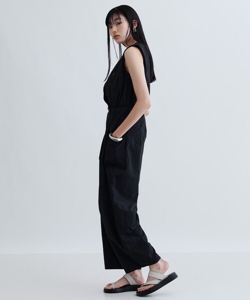 GALLEST（ギャレスト）の「Vネックオーバーオール（サロペット/オーバーオール・レディース・ダークブラウン/ブラック・36/38）」の10枚目の写真