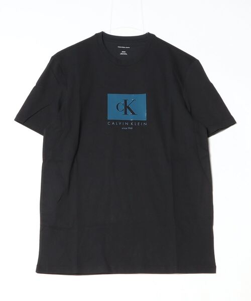 売れ筋商品|||カルバンクライン Tシャツ レディース トップス SMALL MONOLOGO BABY TEE - Basic T-shirt - white/black Calvin Klein tシャツ Tシャツ モノグラム ロゴ ベイビーTシャツ