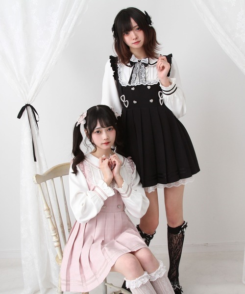 DearMyLoveRose(ディアマイラブローズ)の「ドッキンジャスカ風ワンピース(ワンピース・レディース・ベビーピンク/パープル/ブルー/ブラック・MEDIUM/LARGE/LL/3L)」の8枚目の写真