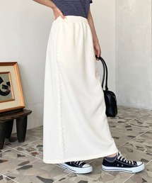 Sweat lace skirt/レース付きスウェットスカート（スカート