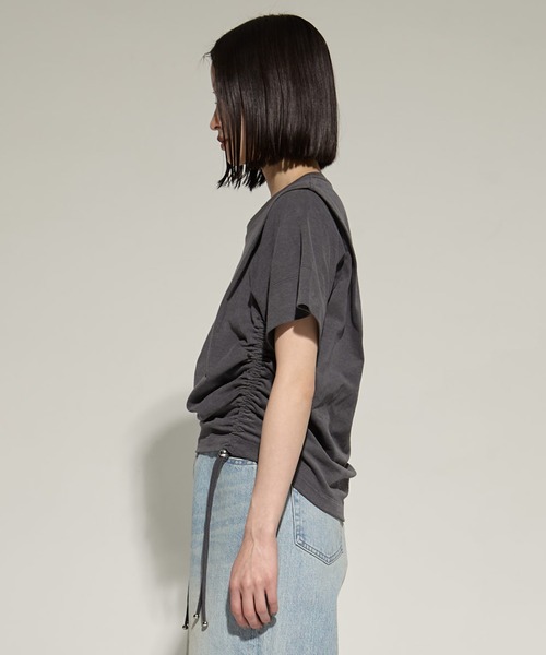 STUDIOUS/ステュディオス】Multi Length Drawstring Tee/マルチ