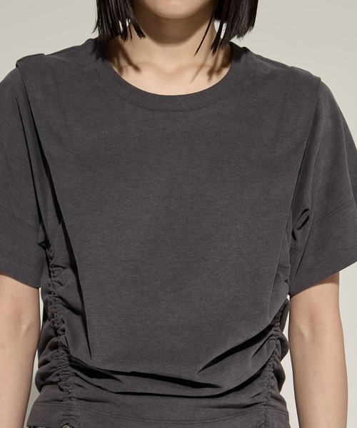 STUDIOUS/ステュディオス】Multi Length Drawstring Tee/マルチ
