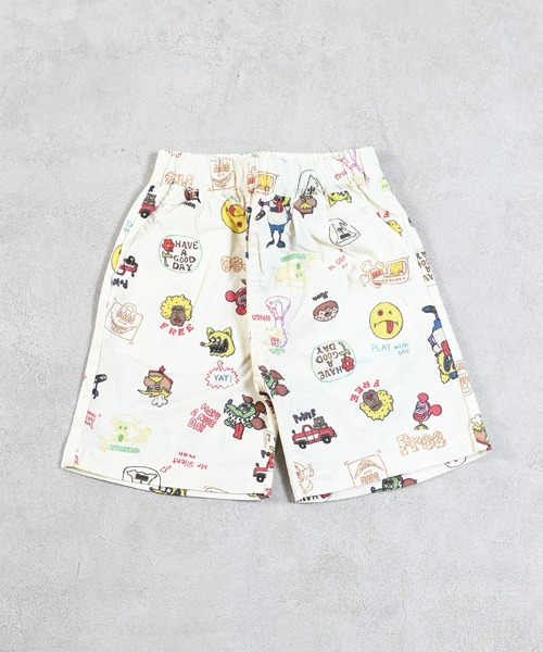Ocean&Ground（オーシャン&グラウンド）の「FUNNYタックショーツ（その他パンツ・キッズ・チャコール/オフホワイト・80/90/95/100/110/120/130/140）」の9枚目の写真
