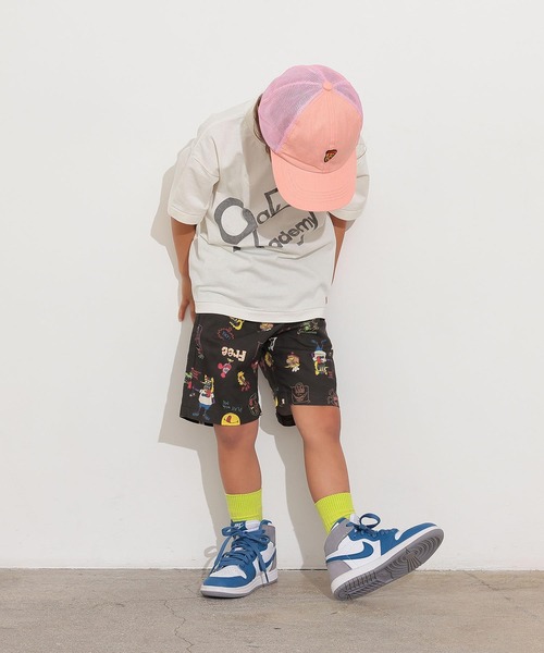 Ocean&Ground（オーシャン&グラウンド）の「FUNNYタックショーツ（その他パンツ・キッズ・チャコール/オフホワイト・80/90/95/100/110/120/130/140）」の4枚目の写真