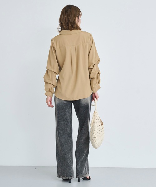 attiree(アティレー)の「【S/M/Lサイズ展開】【Blackブリーチ加工】ハイウエストブラックデニム(デニムパンツ・レディース・ブラック・SMALL/MEDIUM/LARGE)」の12枚目の写真