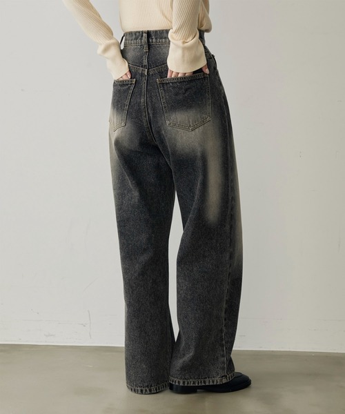 【極美品】PLEATS PLEASE デニム転写カットソー Lサイズ ブラック 極美品】PLEATS PLEASE デニム転写カットソー Lサイズ ブラック