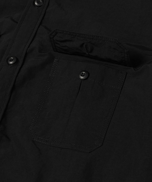 COMME des GARCONS HOMME（コム デ ギャルソン・オム）の「ナイロンタッサー LOGO シャツ（シャツ/ブラウス・メンズ・カーキ/ネイビー/ブラック・L/M/S/XS）」の6枚目の写真