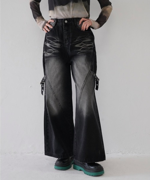 side belt tobi denim