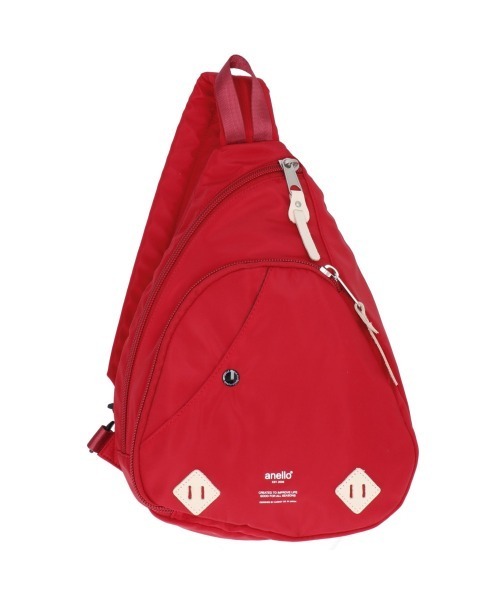 anello（アネロ）の「anello ロゴプリントボディバッグ AT-S0231（ボディバッグ/ウエストポーチ・レディース・カーキ/ネイビー/レッド/ブラック・FREE）」の4枚目の写真