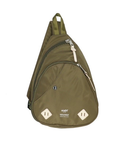 anello（アネロ）の「anello ロゴプリントボディバッグ AT-S0231（ボディバッグ/ウエストポーチ・レディース・カーキ/ネイビー/レッド/ブラック・FREE）」の3枚目の写真