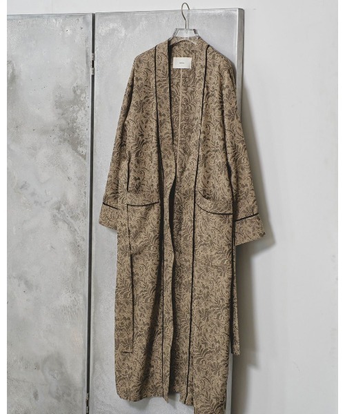 TODAYFUL（トゥデイフル）の「TODAYFUL Jacquard Piping Gown 12510003（ガウン/バスローブ・レディース・ベージュ・FREE）」の6枚目の写真