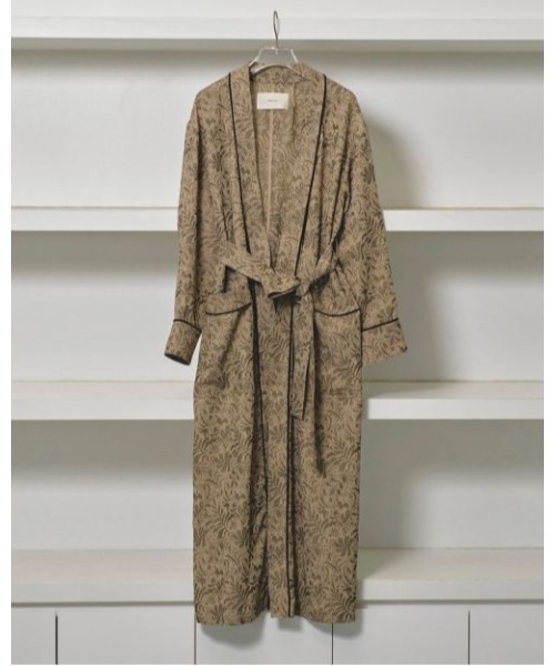 TODAYFUL（トゥデイフル）の「TODAYFUL Jacquard Piping Gown 12510003（ガウン/バスローブ・レディース・ベージュ・FREE）」の7枚目の写真