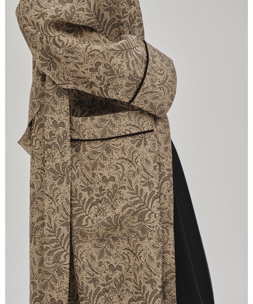 TODAYFUL（トゥデイフル）の「TODAYFUL Jacquard Piping Gown 12510003（ガウン/バスローブ・レディース・ベージュ・FREE）」の8枚目の写真