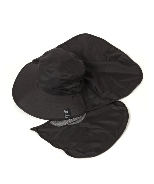 LAKOLE（ラコレ）の「UVネック&ハット / 324068（ハット・レディース・ベージュ/ブラック・FREE）」の4枚目の写真