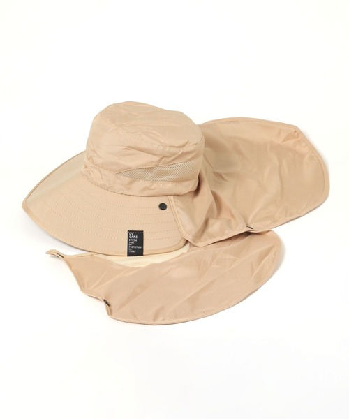 LAKOLE（ラコレ）の「UVネック&ハット / 324068（ハット・レディース・ベージュ/ブラック・FREE）」の18枚目の写真
