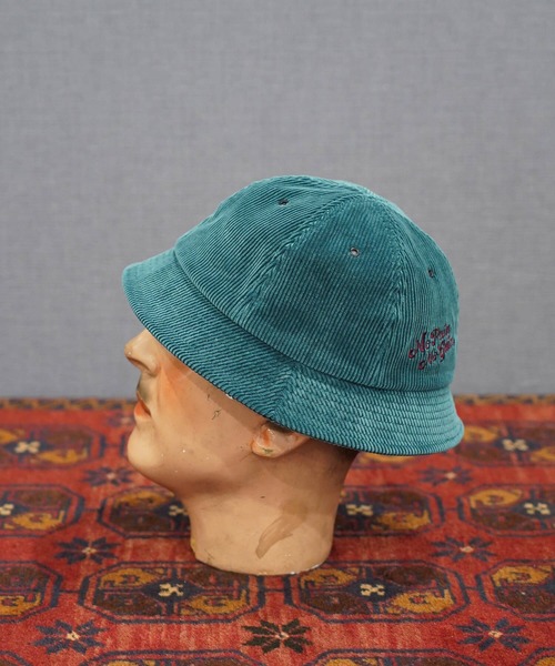 MRFATMAN(ミスターファットマン)の「CORUROY METRO HAT(ハット・メンズ・ブラウン/ブラック/アイボリー/ブルー・M/L/XL)」の8枚目の写真