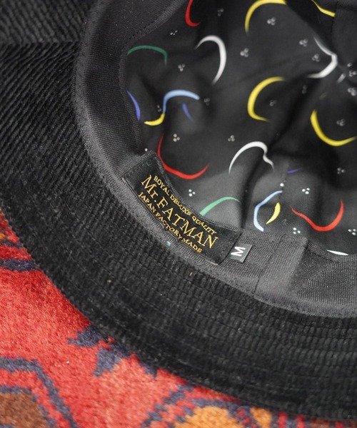 MRFATMAN(ミスターファットマン)の「CORUROY METRO HAT(ハット・メンズ・ブラウン/ブラック/アイボリー/ブルー・M/L/XL)」の18枚目の写真