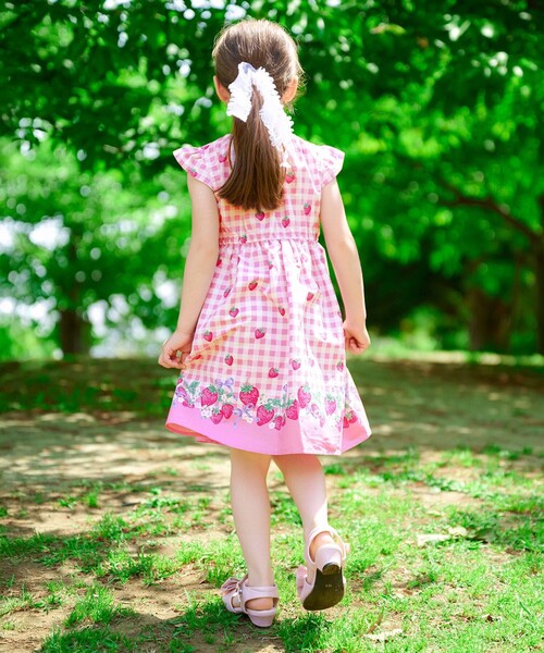 ANY（エニィ）の「総柄 サマーワンピース（ワンピース・キッズ・アイボリー系5/ブラック系3/ネイビー系7/ライラック系5/ピンク系3/サックスブルー系1/ネイビー系6・100/90/130/120/110）」の15枚目の写真