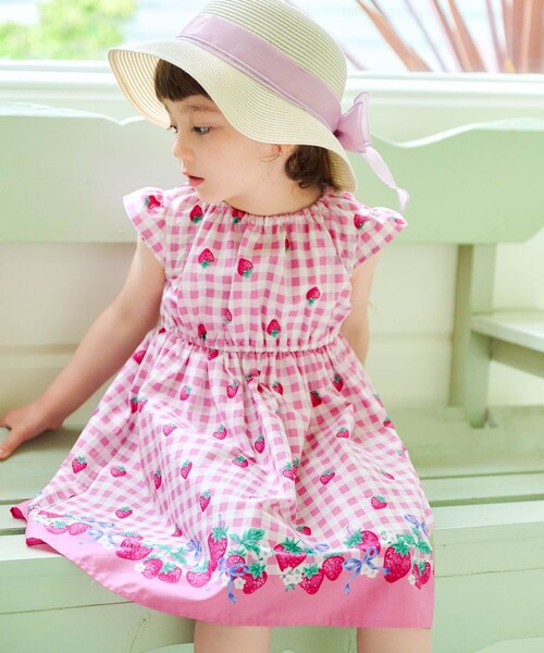 ANY（エニィ）の「総柄 サマーワンピース（ワンピース・キッズ・アイボリー系5/ブラック系3/ネイビー系7/ライラック系5/ピンク系3/サックスブルー系1/ネイビー系6・100/90/130/120/110）」の18枚目の写真