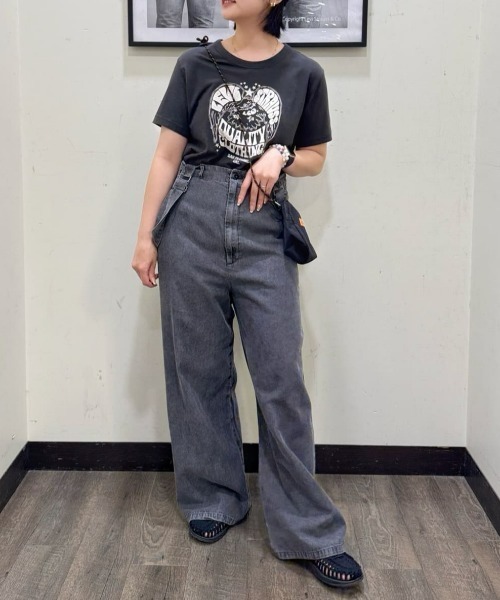 HONEYSUCKLE ROSE】ライトオンスデニムサロペット（サロペット