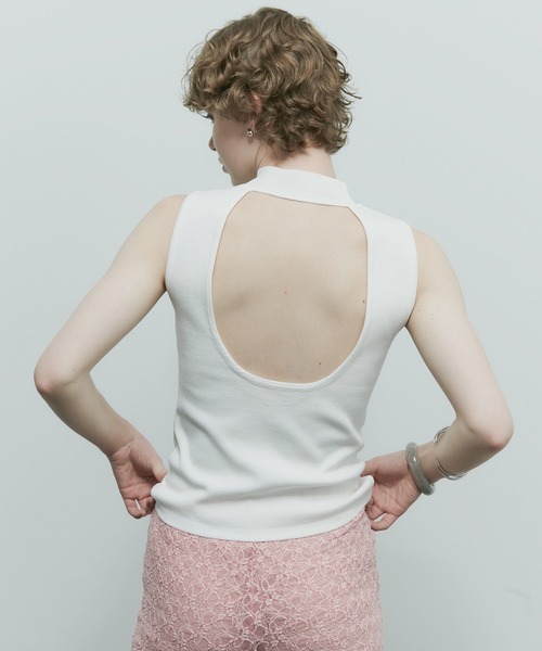 MASU ポップコーン　ノースリーブ LOOP JERSEY NO SLEEVE TOPS（ループジャージーノースリーブ