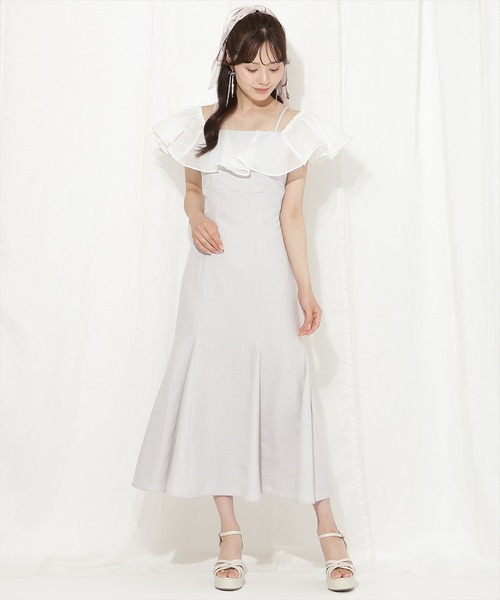 WILLSELECTION（ウィルセレクション）の「メロウラッフルマーメイドワンピース（ワンピース・レディース・ミント/ピンク/サックスブルー・FREE）」の12枚目の写真