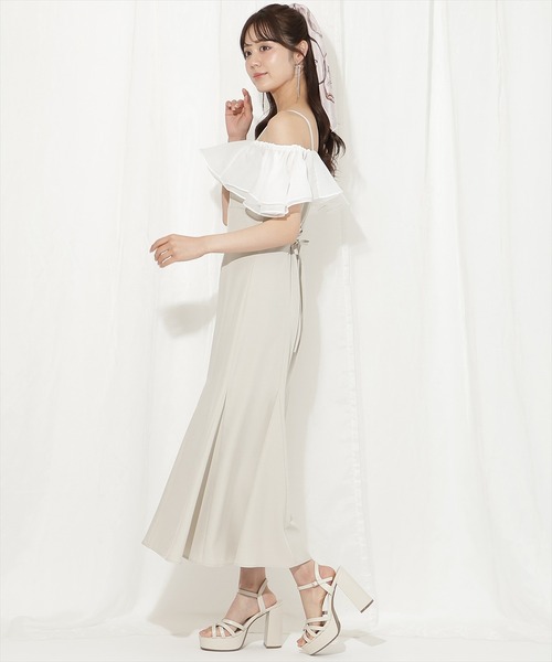 WILLSELECTION（ウィルセレクション）の「メロウラッフルマーメイドワンピース（ワンピース・レディース・ミント/ピンク/サックスブルー・FREE）」の5枚目の写真