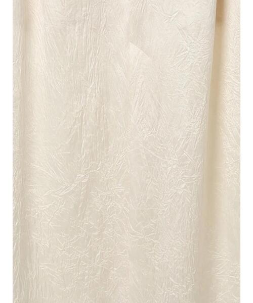 Te chichi CLASSIC（テチチクラシック）の「【JAPAN FABRIC】リンクルアセテートサテンワンピース《2025summer catalog item》（ワンピース・レディース・オフホワイト・F）」の17枚目の写真