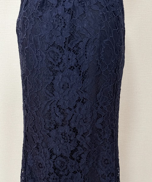 Coo+i（クーイ）の「総レーススカート（スカート・レディース・ネイビー/グレー/ブラック・M/L）」の10枚目の写真