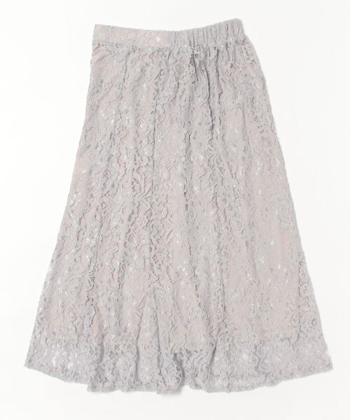 Coo+i（クーイ）の「総レーススカート（スカート・レディース・ネイビー/グレー/ブラック・M/L）」の14枚目の写真