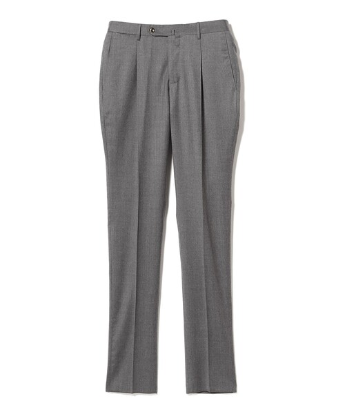 PT TORINO（ピーティートリノ）の「【別注】PT TORINO / GENTLEMAN-F ストレッチウール 1プリーツ スラックス（その他パンツ・メンズ・ダークブラウン/ネイビー/チャコールグレー/グレー・50/48/46/44）」の2枚目の写真