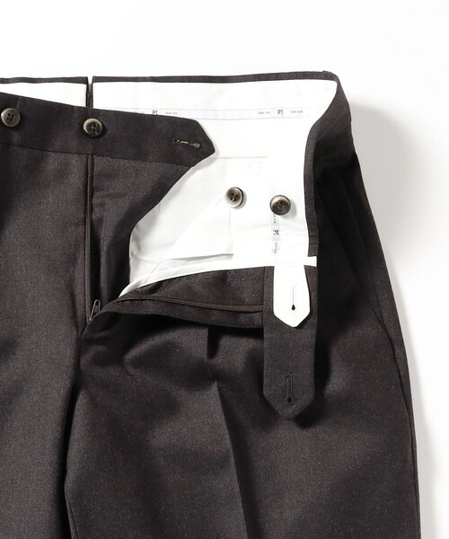 PT TORINO（ピーティートリノ）の「【別注】PT TORINO / GENTLEMAN-F ストレッチウール 1プリーツ スラックス（その他パンツ・メンズ・ダークブラウン/ネイビー/チャコールグレー/グレー・50/48/46/44）」の17枚目の写真