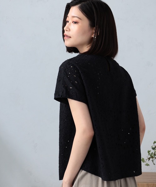 レースワイドTブラウス レースワイドTブラウス / CRAFT STANDARD BOUTIQUE