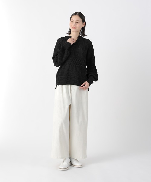Plantation(プランテーション)の「ルーフWAVE / パンツ / (O)(その他パンツ・レディース・オフホワイト/イエロー・M size)」の4枚目の写真