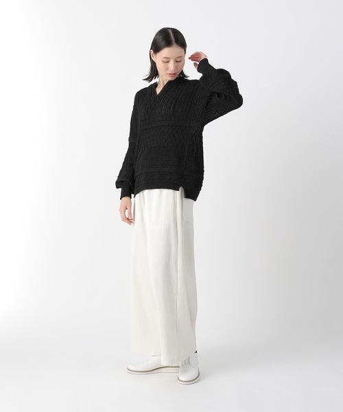 Plantation(プランテーション)の「ルーフWAVE / パンツ / (O)(その他パンツ・レディース・オフホワイト/イエロー・M size)」の5枚目の写真