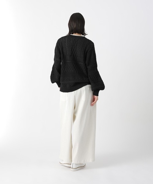 Plantation(プランテーション)の「ルーフWAVE / パンツ / (O)(その他パンツ・レディース・オフホワイト/イエロー・M size)」の6枚目の写真