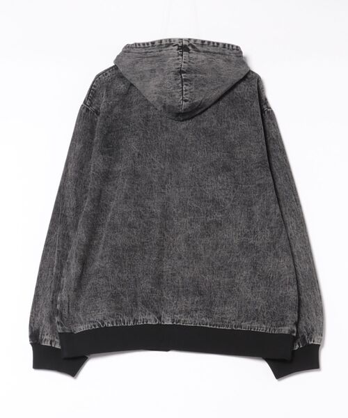 【ムラサキスポーツ限定】DEAR LAUREL/ディアローレル デニム パーカー ジャケット ジップアップ フーディー ウォッシュ加工 ヴィンテージ風 DENIM PARKA JK D25F-0105