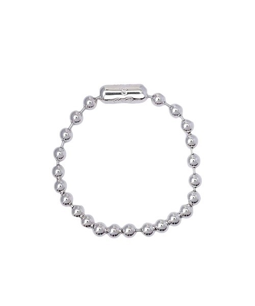 TAKAHIROMIYASHITATheSoloIst.（タカヒロミヤシタザソロイスト）の「TAKAHIROMIYASHITATheSoloist. / タカヒロミヤシタザソロイスト.：ball chain bracelet. -L- regular：sspj0029[RIP]（ネックレス・メンズ・ゴールド/シルバー・FREE）」の2枚目の写真